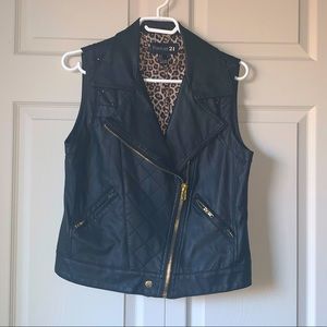 Black Sleeveless Vest
